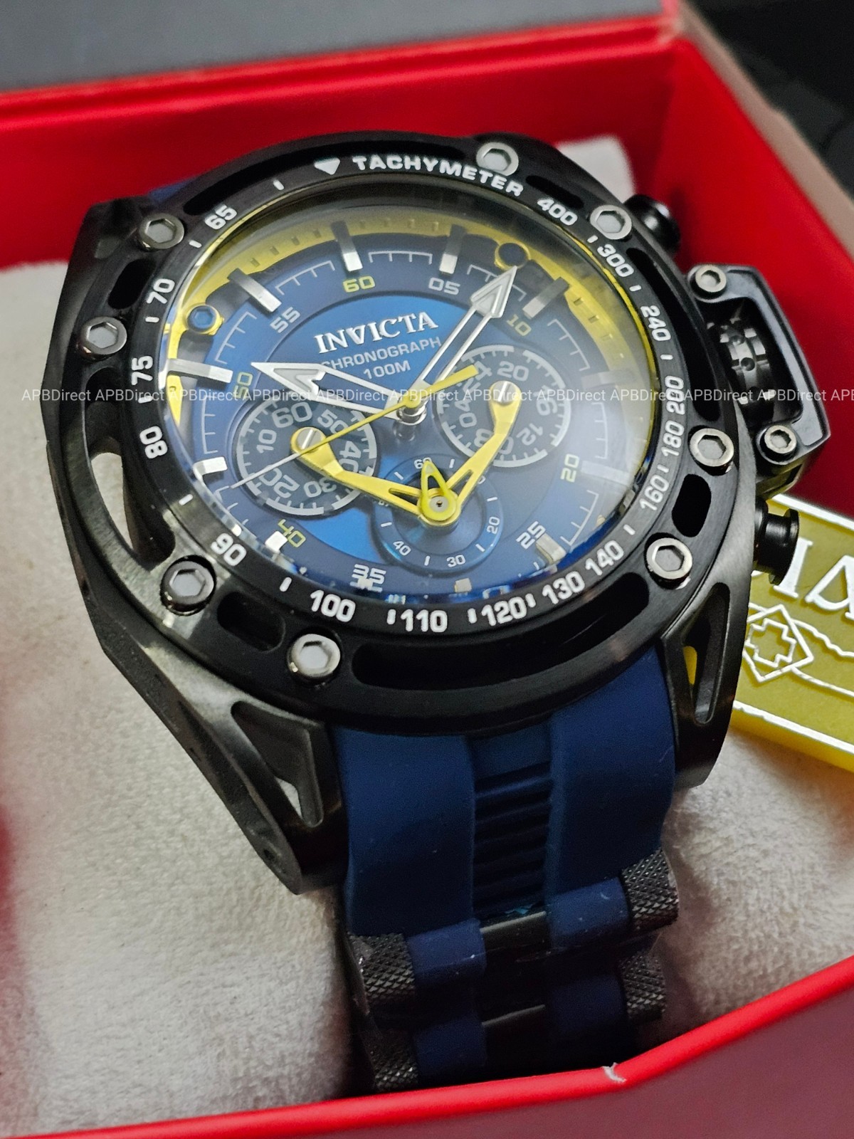 Invicta – S1 Rally – SPINNING DIALS Chronograph Flame-Fusion Crystal Mens Watch