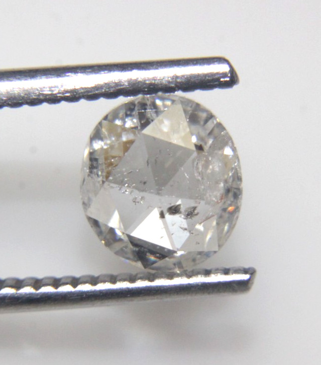 1.21Cts G-H Color Si-I White Round Rose Cut Diamond Natural 7.30-6.85×2.60 mm