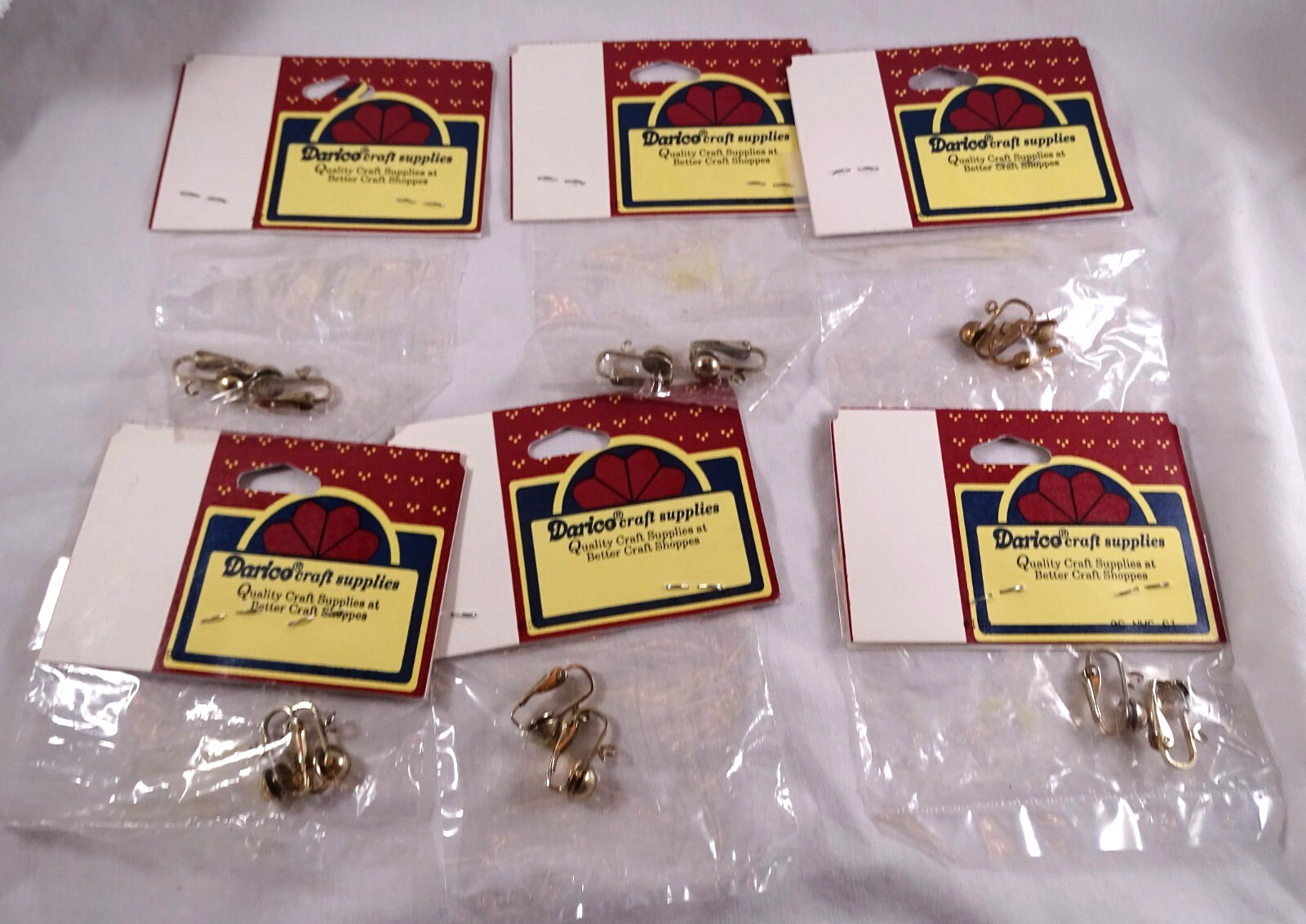 Darice Jewely Findings Pair 18020-1 Lot of 6