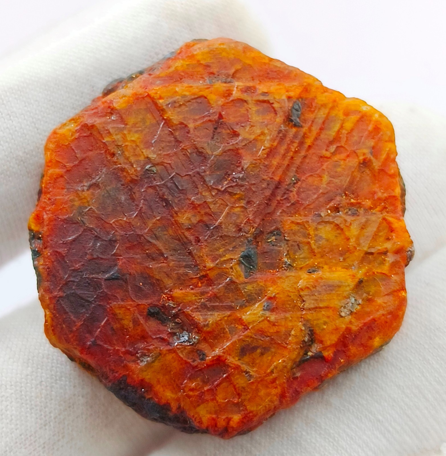 Natural Orange Sapphire Untreated Raw Rough Loose Gemstone R55