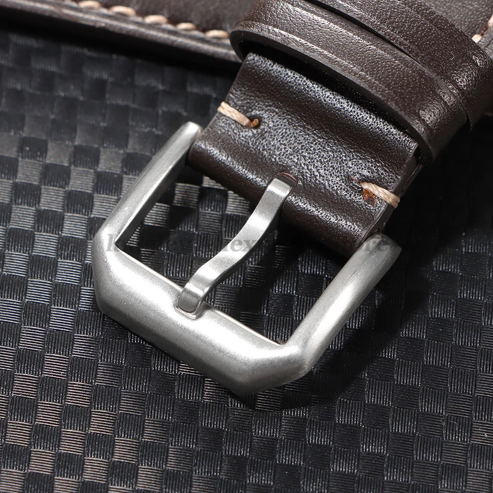 20 21mm Leather Watch Strap Band Pin Buckle Fits IWC Pilot Portugieser Portofino