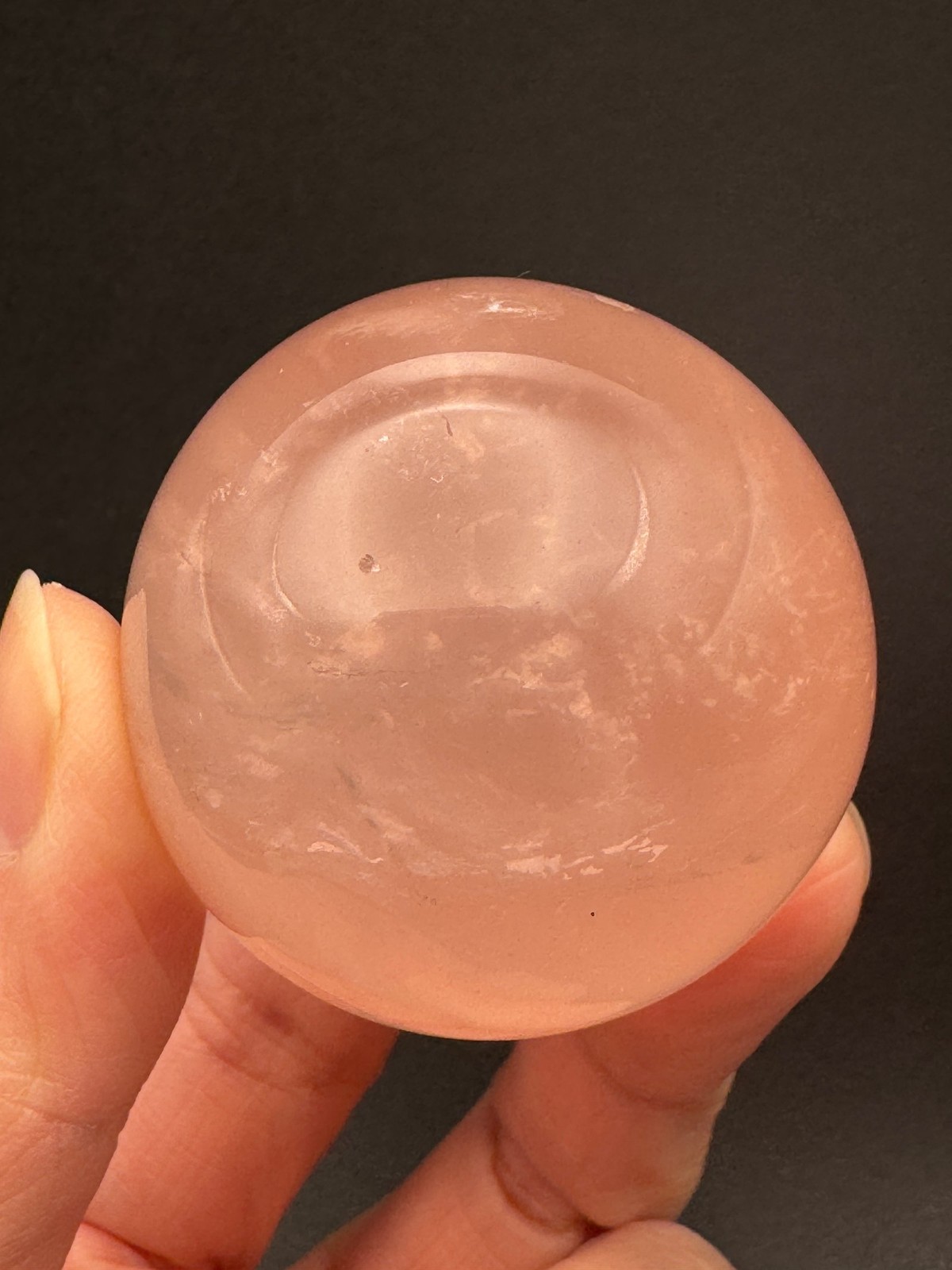 Rose Quartz Sphere for Love Harmony and SelfCare