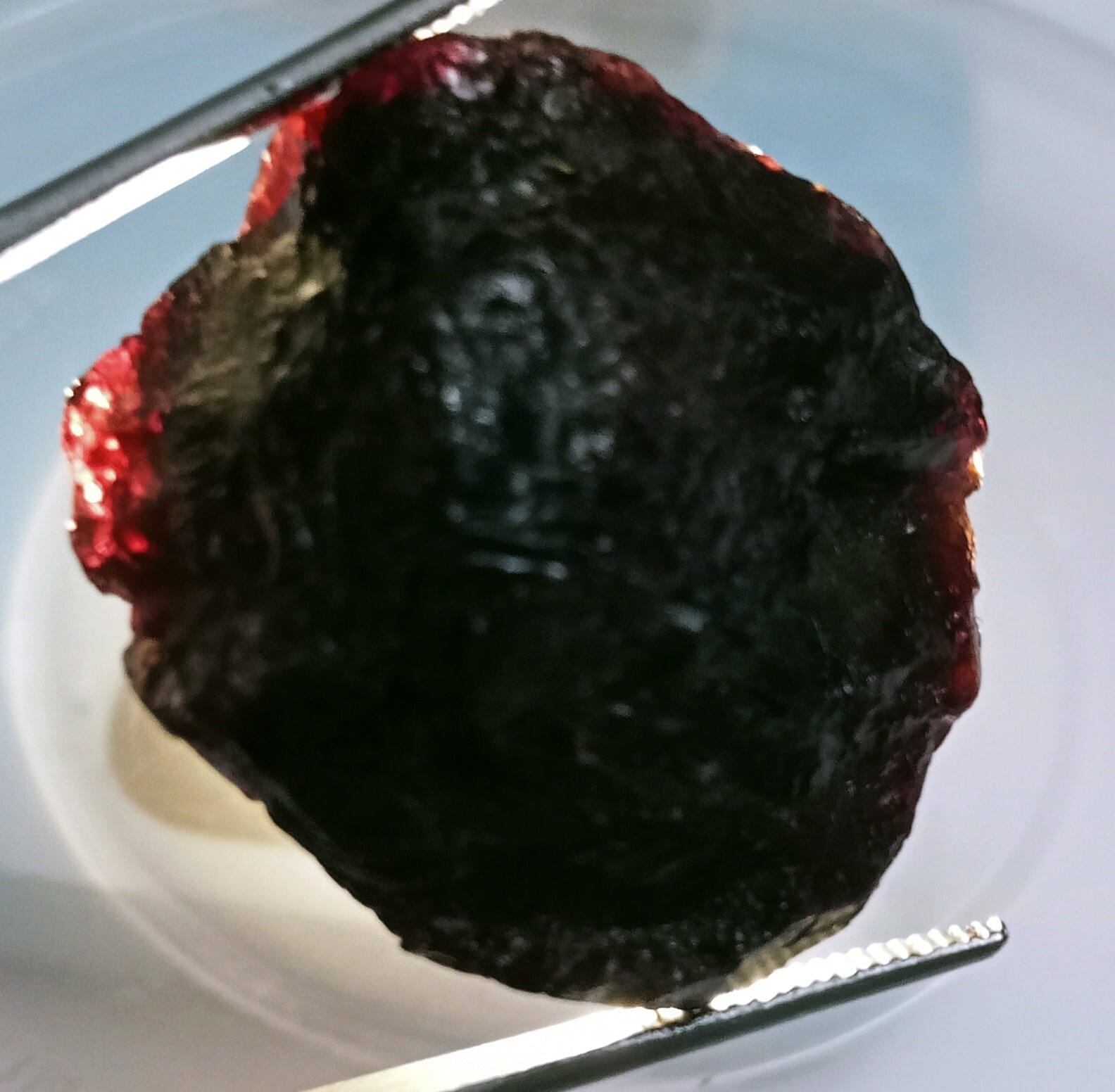 EGL Certified 218 Ct Untreated Rare Natural Rough Red Painite Loose Gemstone AAA