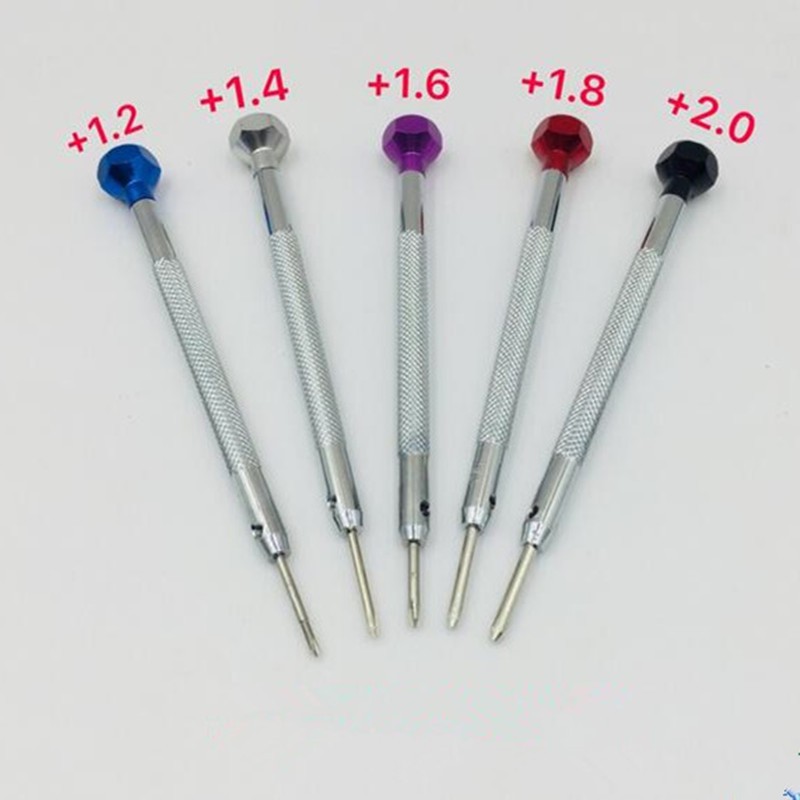 6Pcs Precision Steel Screwdriver+Blade Watchmaker Repair Tool For Watch Jewelry
