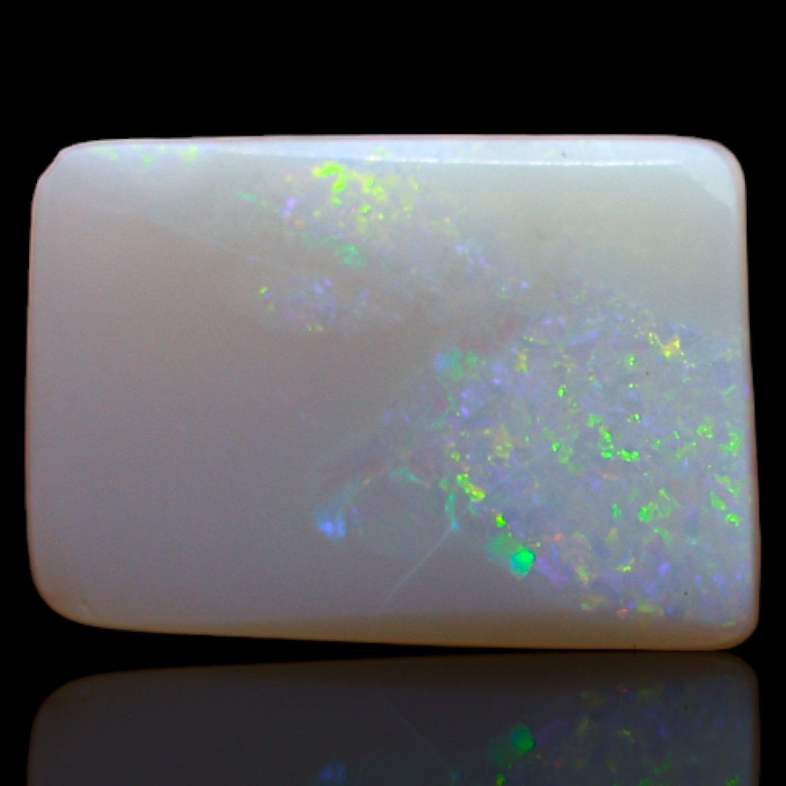 2.85 Cts Natural Square Fire Opal Cabochon Handcrafted Pendant Making 11x7x3 mm