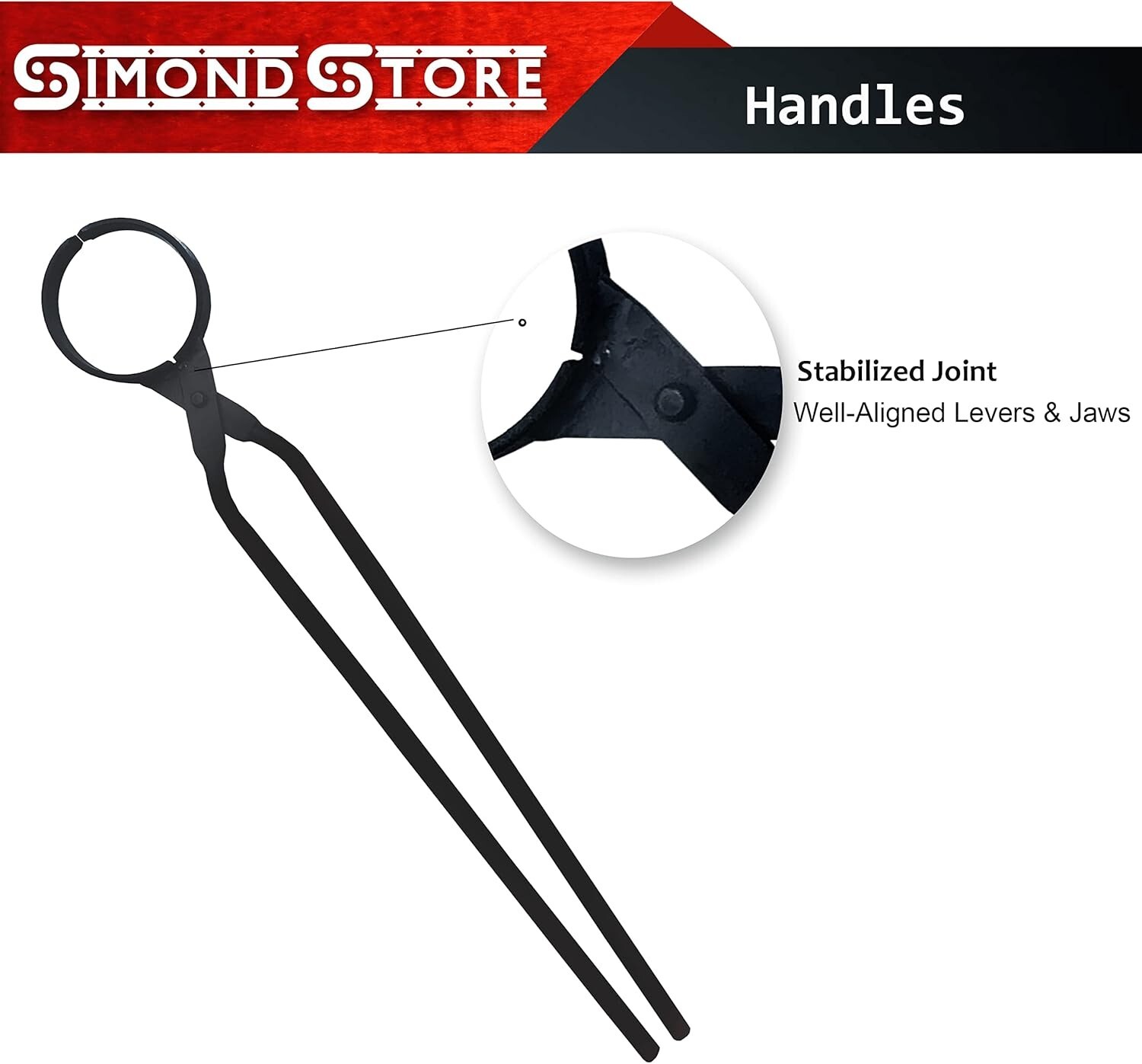 27″ Foundry Crucible Flask Tongs 4″ Dia Refining Melting Casting Gold Silver