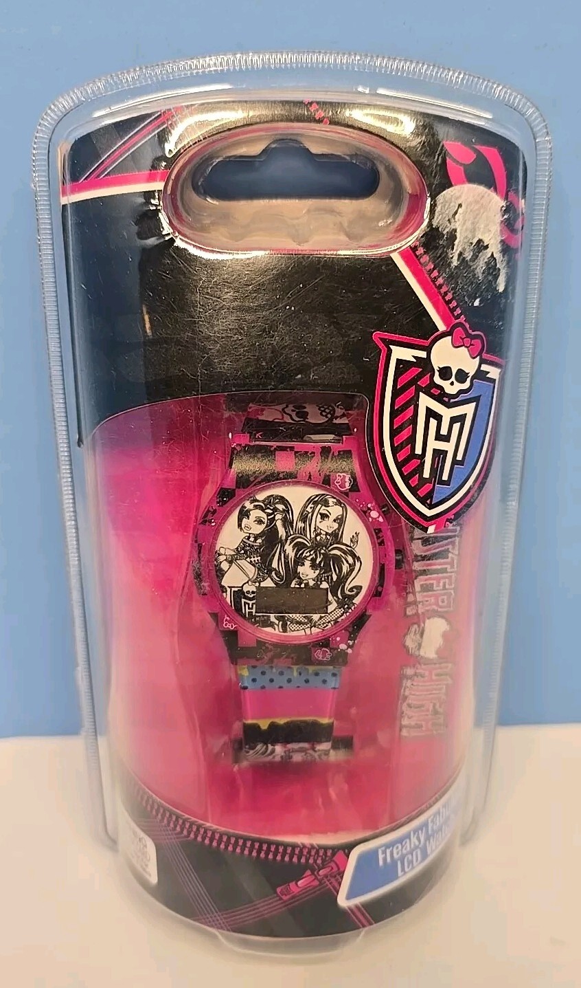 MONSTER HIGH FREAKY FABULOUS WATCH Clawdeen Wolf, Frankie Stein and Draculaura