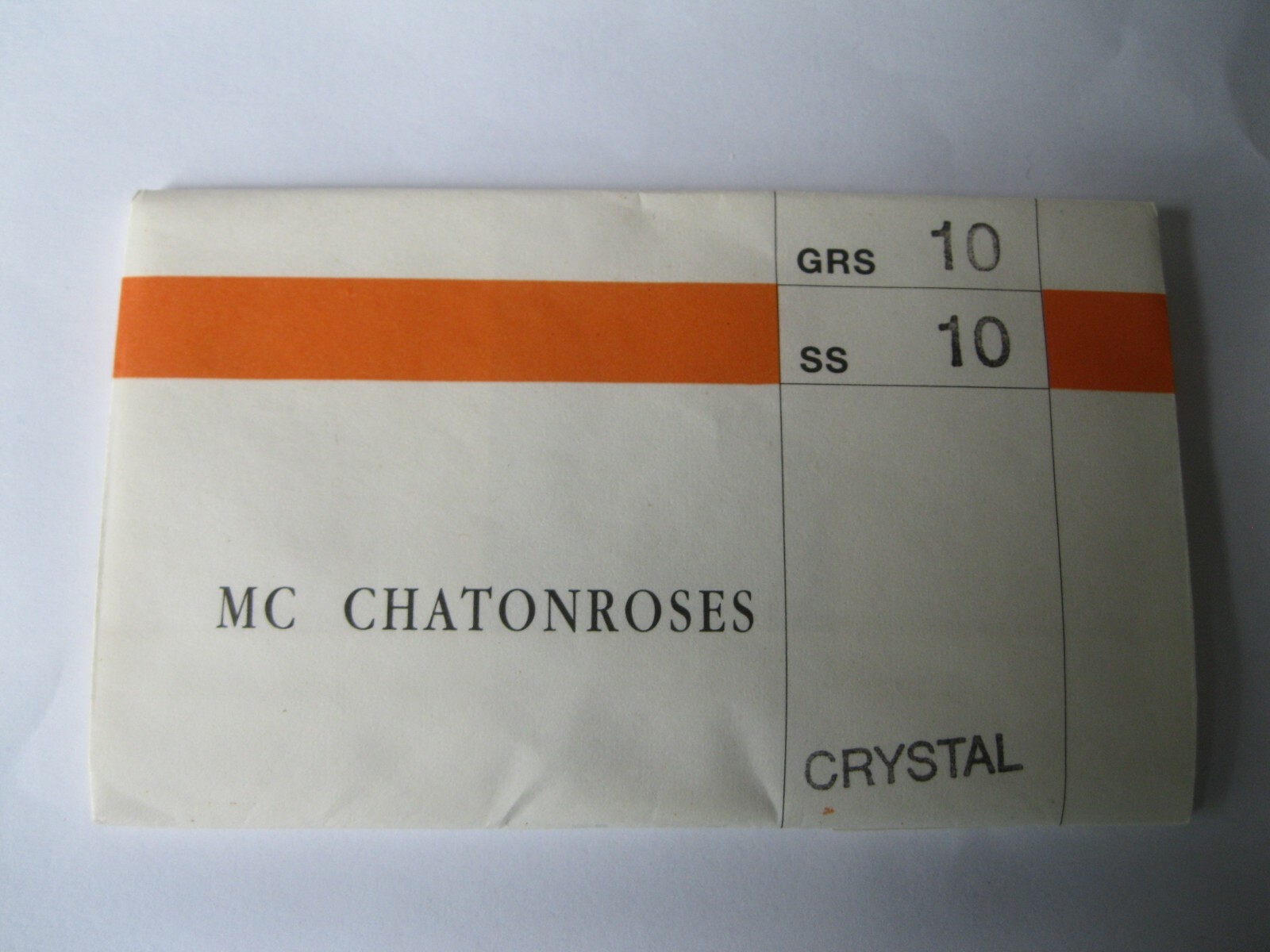 Full pack of 1440 Preciosa flatbacks in 10ss Crystal/foiled.