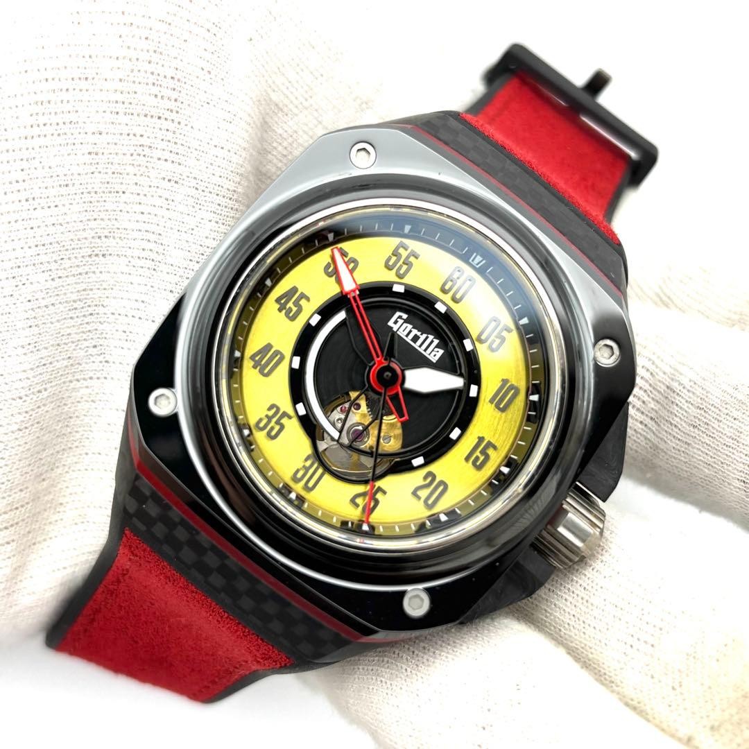 Gorilla Fastback Modena GT FBY21 Black Automatic Watch Japan 0713867