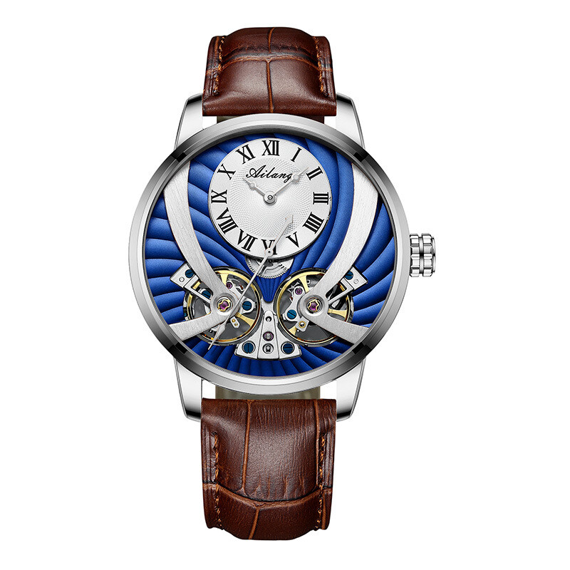 AILANG Waterproof Sapphire Glass Luminous Tourbillon Automatic Mechanical Watch