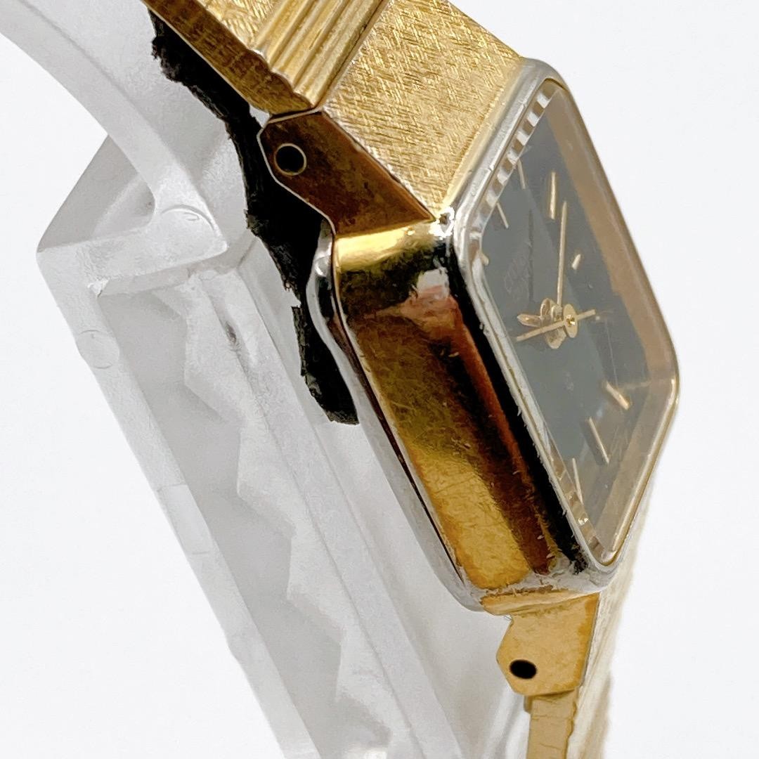 CITIZEN ladies’ quartz wristwatch black dial 232