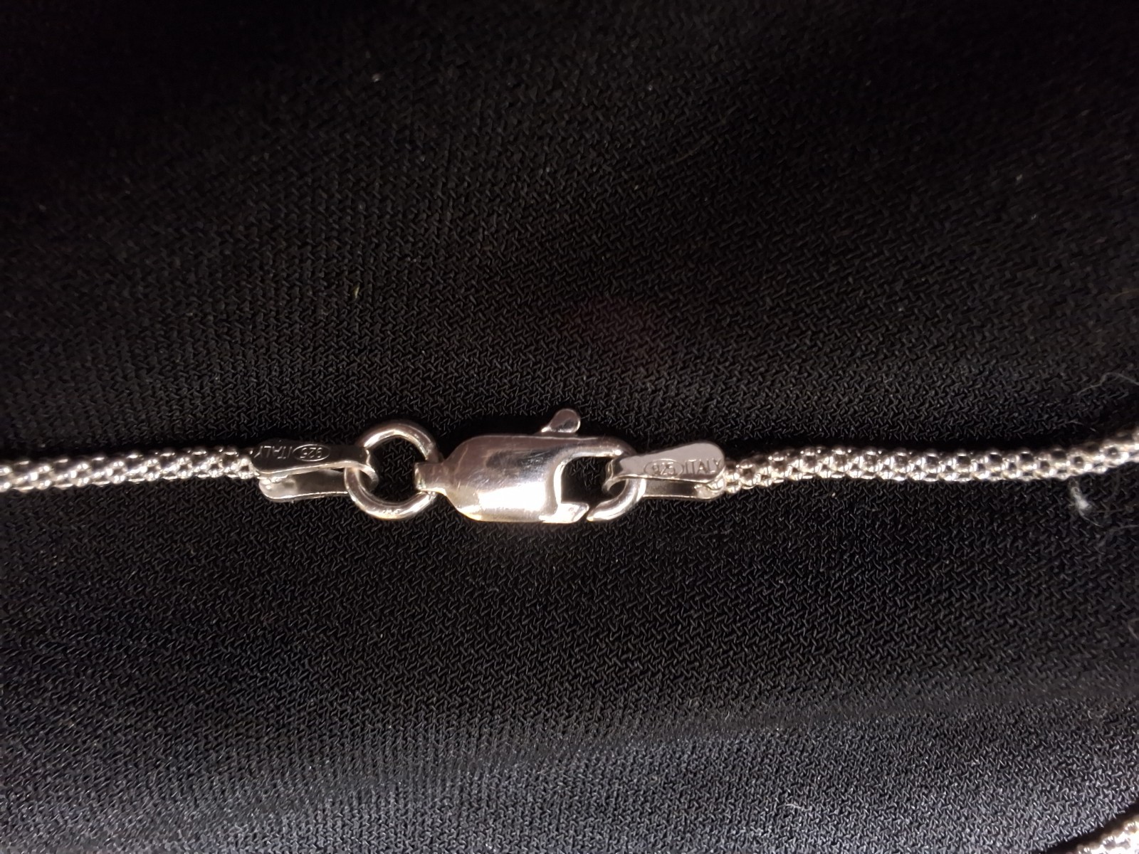 925 Sterling Silver 16″ Popcorn Chain Necklace – New