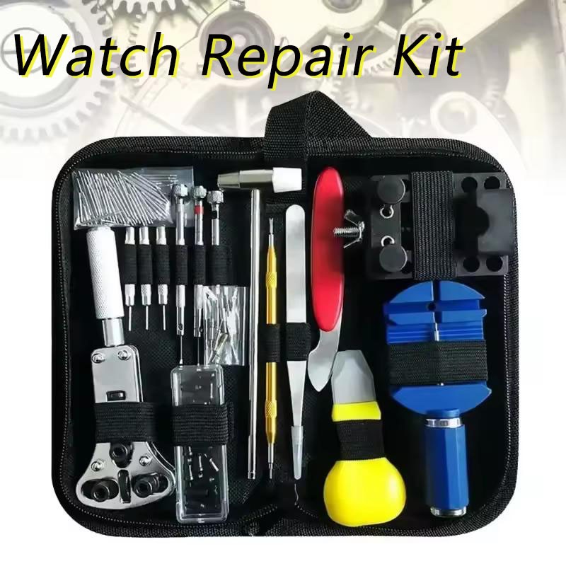 Watch Repair Kit 147PCS Watch Battery Replacement Tool Kit Watch Remover Tool ✔