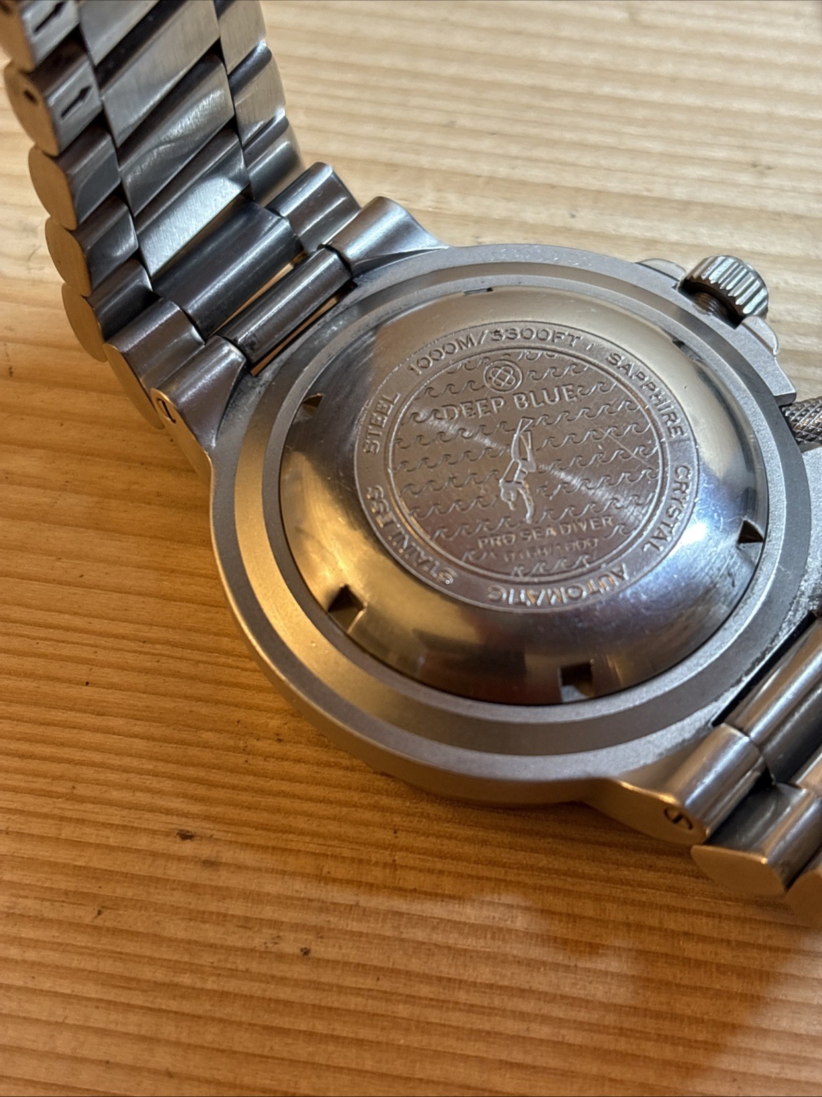 Deep Blue PRO SEA DIVER 1000M AUTO DIVE WATCH-BLUE 0168/1000