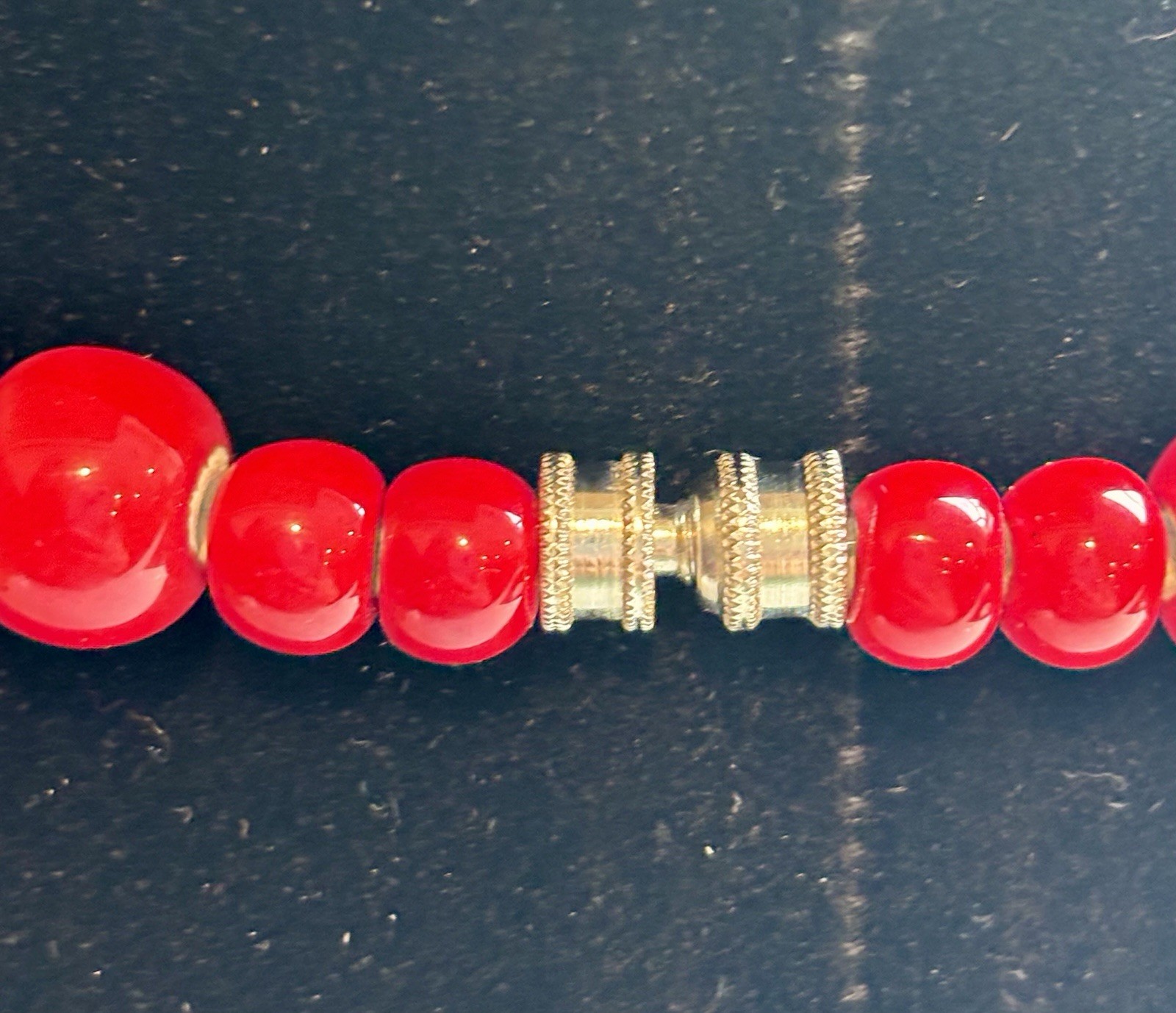 Vintage Flying Colors Ceramic School Bus Teacher Necklace Dick Jane 1980s
