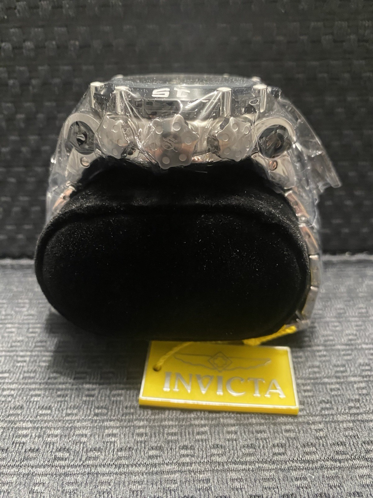 Invicta 48.5mm Subaqua Noma Vlll Swiss Quartz, Black Mop Dial Watch, Model#47291