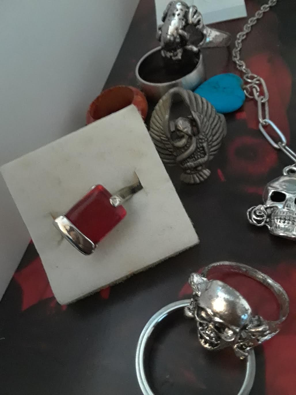 Emo Mixed Jewelry Lot- Rockabilly, Punk, Skull, Spooky Cute,Heart, Gothic, Cross