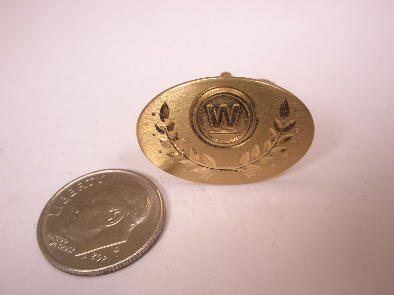 Westinghouse 10 Years Employee SINGLE Vintage Cuff Link replace lost/broken za72