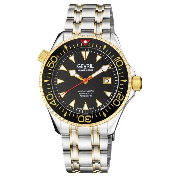 Gevril Hudson Yards Swiss Made Automatic Watch Ceramic Bezel 2 Year Warranty.