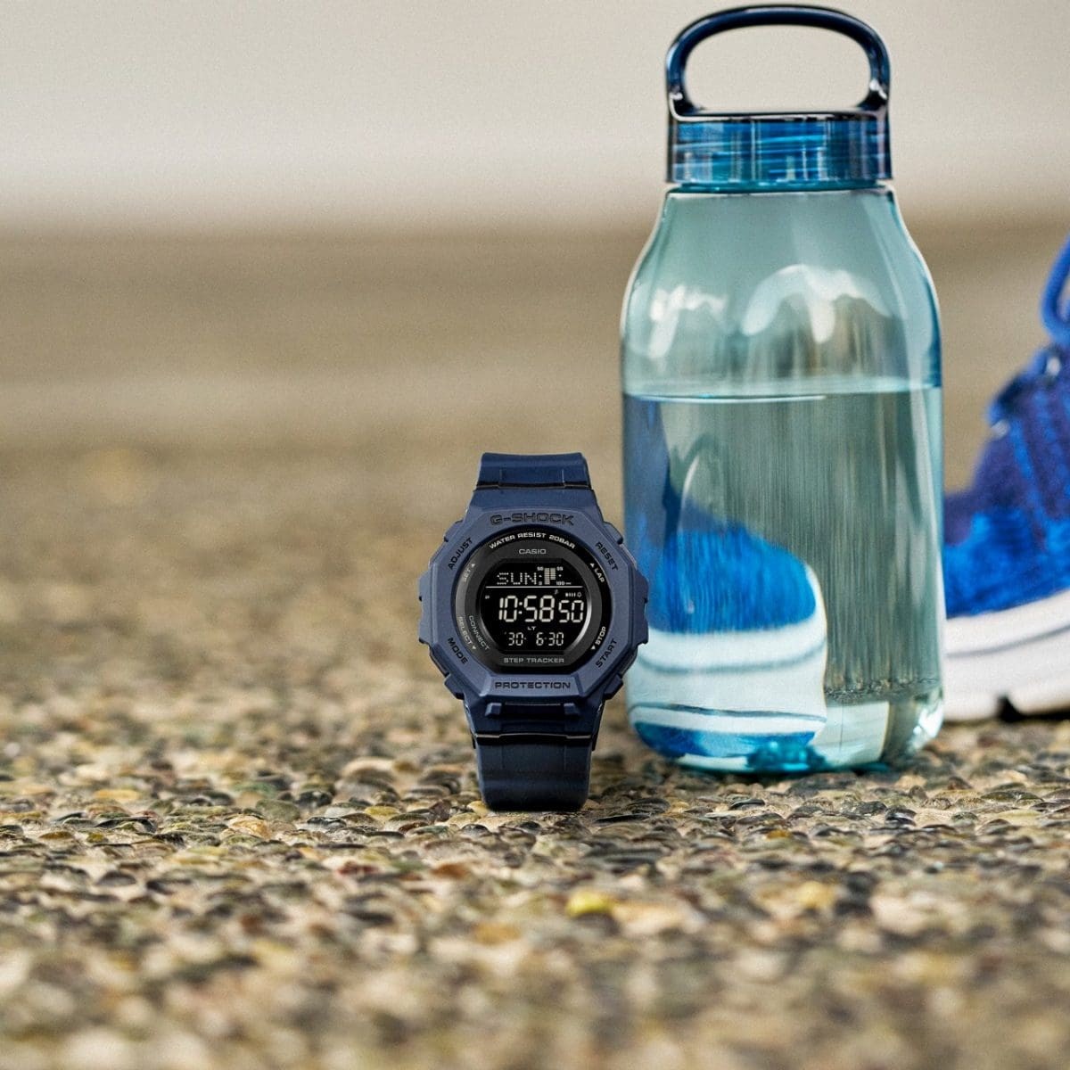 CASIO G-SHOCK GMD-B300-2JF Step Tracker Bluetooth Blue Digital Women Watch NEW