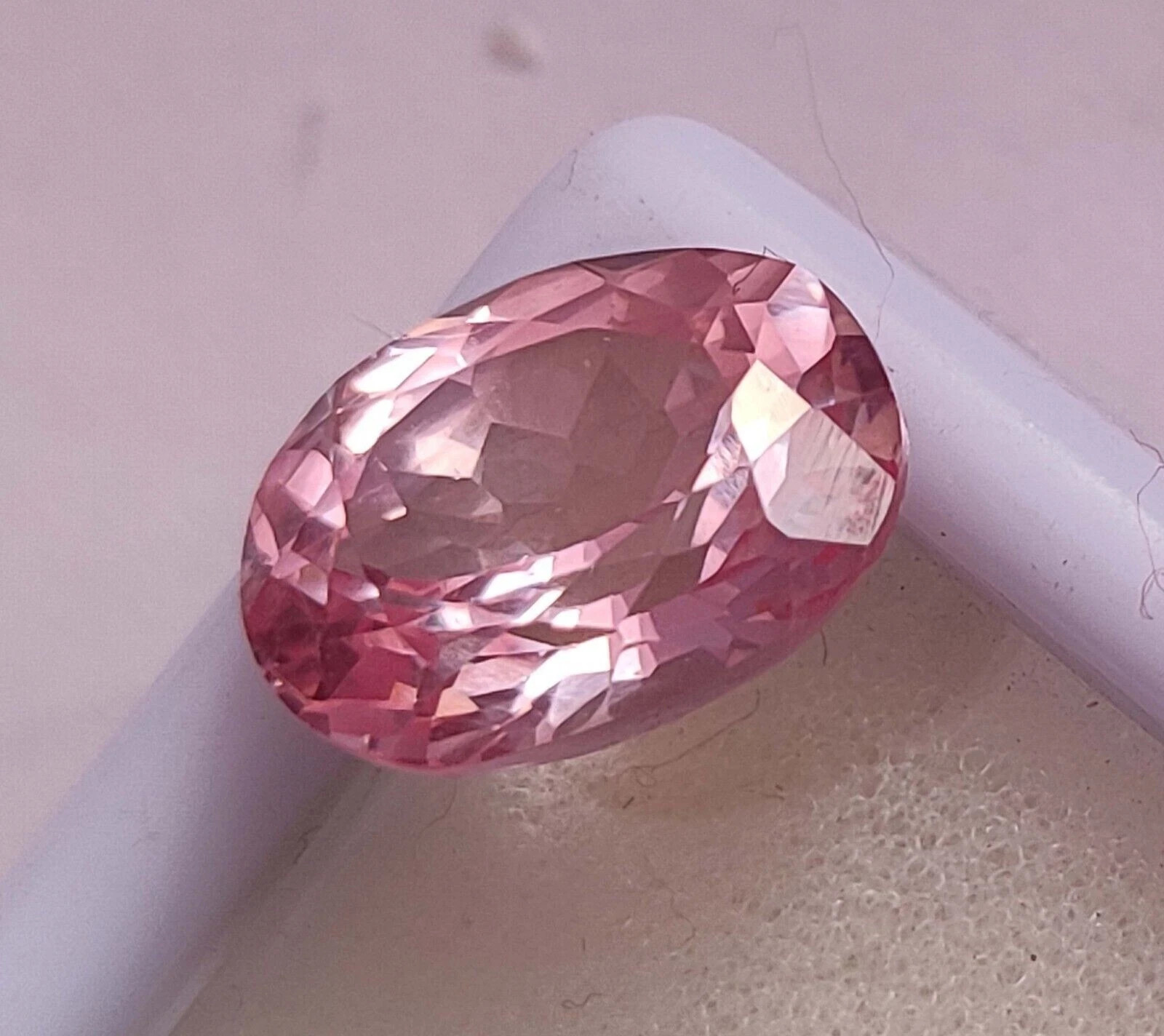Oval Cut Elegant 13.60 Ct Natural Ceylon Padparadscha Sapphire Loose Gemstone