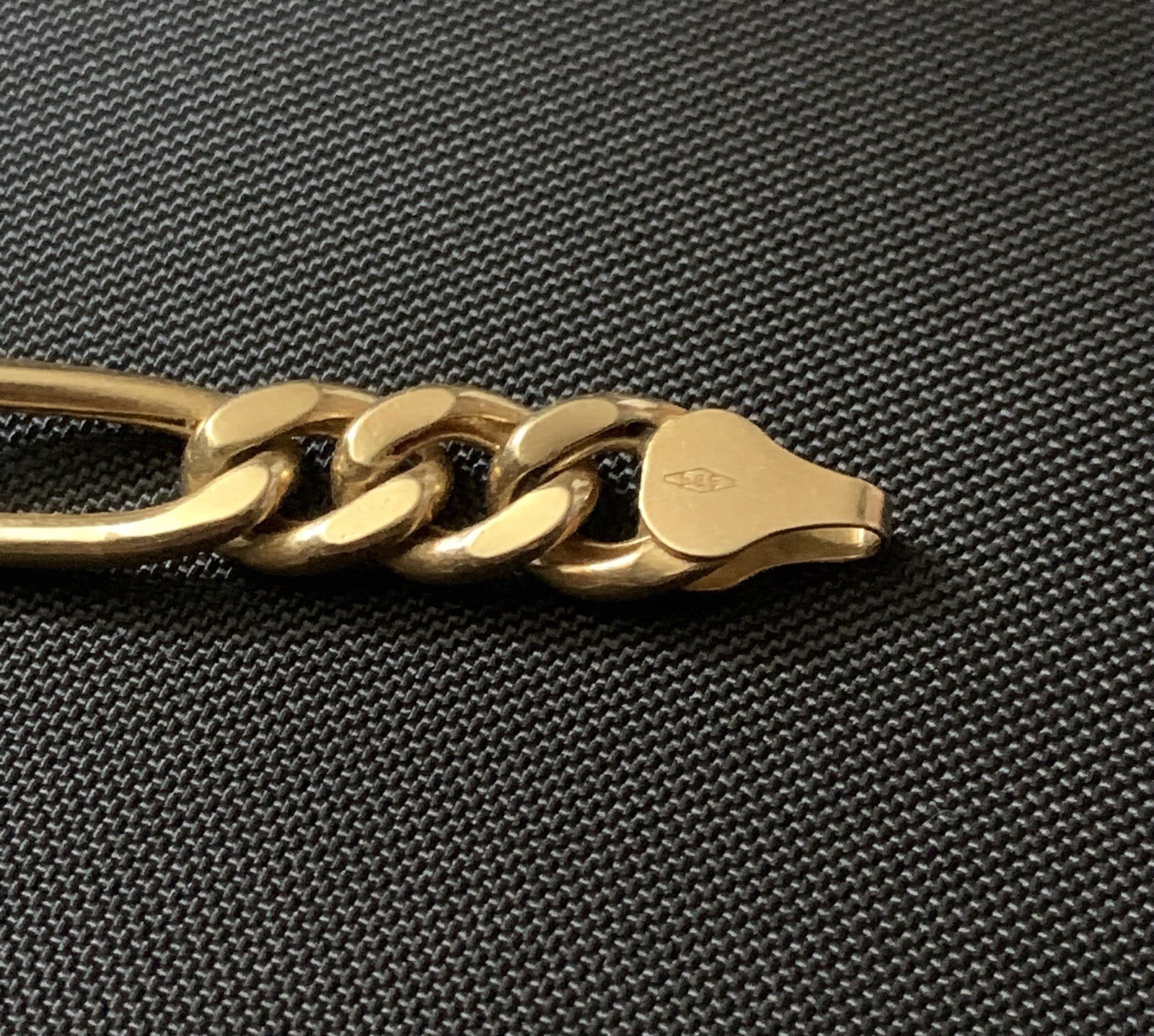 ✨RARE 14K SOLID YELLOW GOLD FIGARO LINK CHAIN NECKLACE APPROX 7MM 30G CLASSIC✨