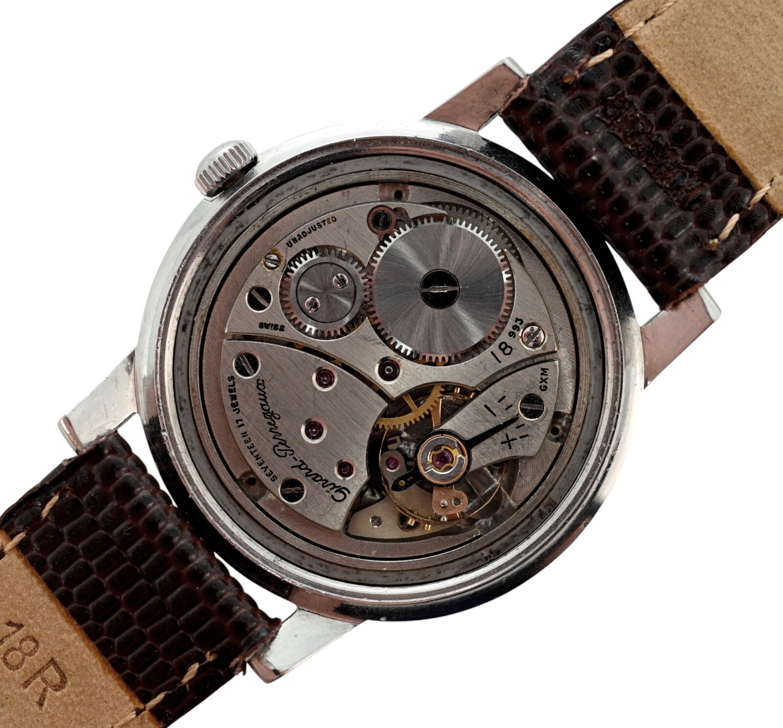 Vintage 1950’s Girard Perregaux Sea Hawk 34mm SS Mechanical Cal 18 993 Watch!