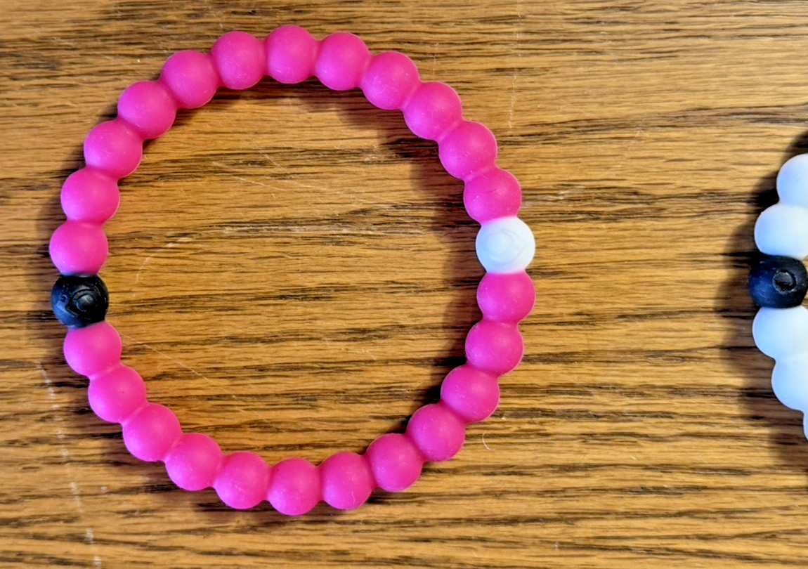 LOT OF TEN (10) LOKAI Silicone Bracelets Assortment of Colors and Sizes