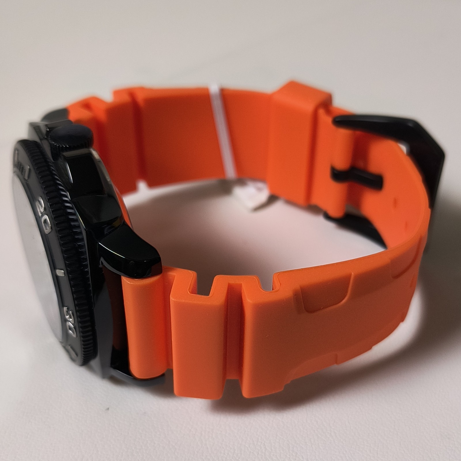Invicta Sea Hunter Automatic Skeleton Black/Orange Dial 44mm OrangeStrap GiftBox
