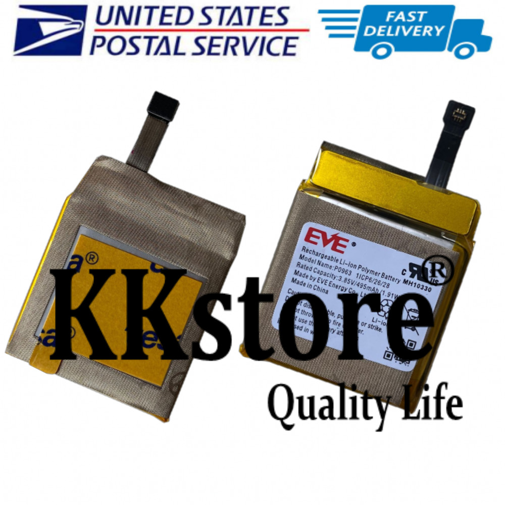 USPS New Original 3.85V 495mAh 1.91Wh Battery EVE P0963 Battery For Smart Watch