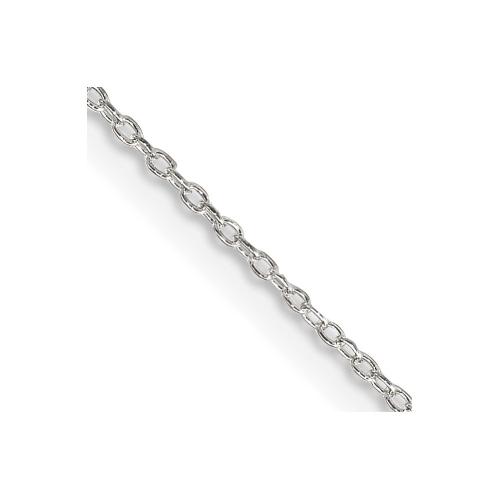 925 Sterling Silver 1.1-1.6mm Cable Chain Necklace 14-26 Inch Mens Womens