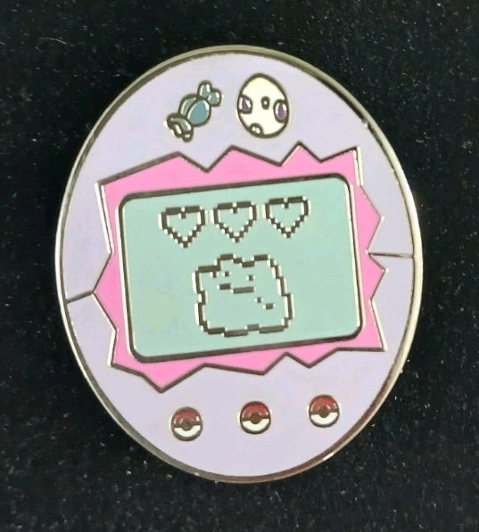 Tamagotchi Digital Pet Custom ENAMEL PIN Bandai 1997 Toy 90s Handheld Rare @