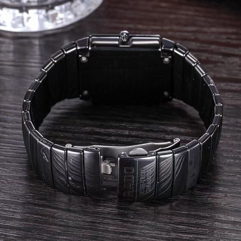 New Rado Sintra Black Ceramic Men Quartz Ceramic Watch 31MM FREE SHIPPING