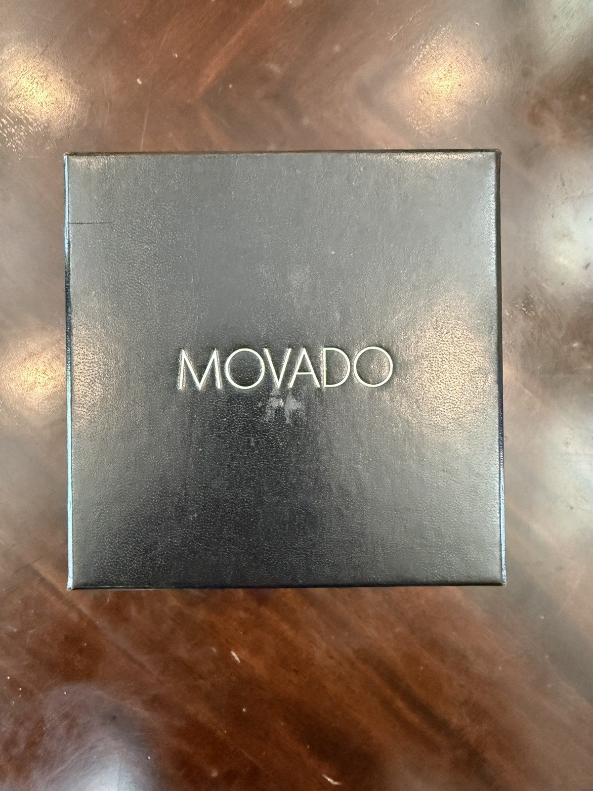 Movado 84 A1 1830 S Women’s Swiss Black Museum Diamond Bangle Watch in Box