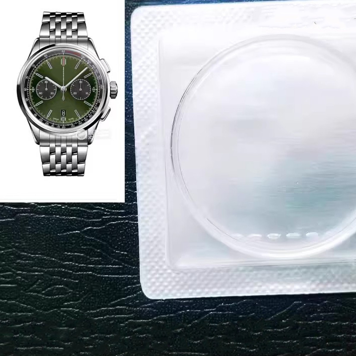 Breitling Sapphire Domed Glass AB0118 A10360 A45310 Curved Fit for Iconic Watch