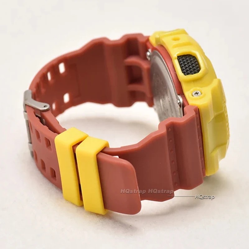 2-Pack Silicone Watch Strap Band Hoop Loop Retainer Buckle Holder Ring Keeper