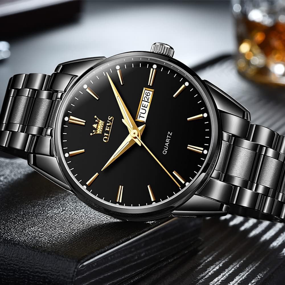 Sophisticated Gold Indexed Analog Watch for Men – Quartz Precision & Style