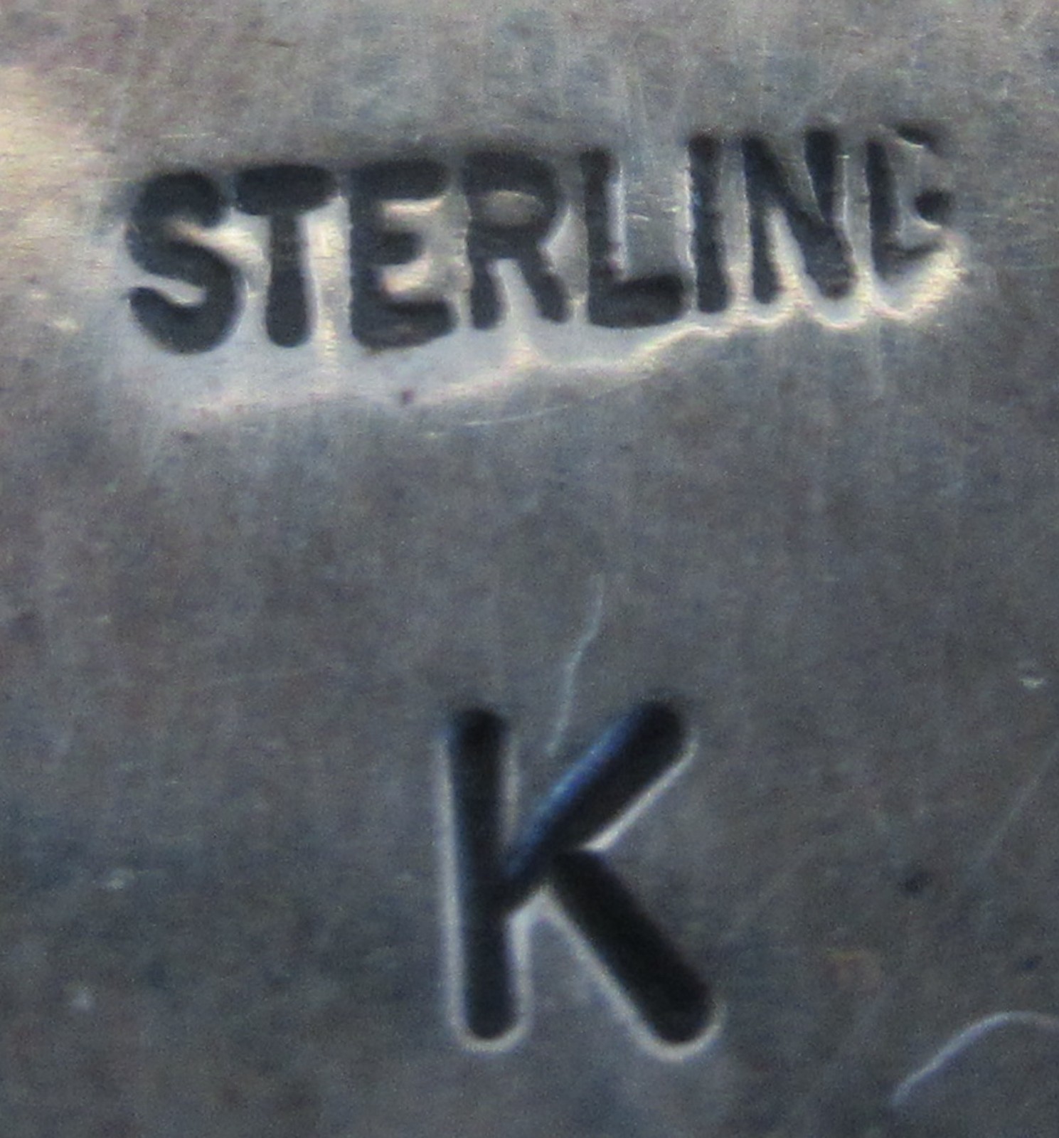 UNISEX STERLING NAVAJO LARGE PENDANT by K, 2 3/4 INCHES, 18.5 GRAMS