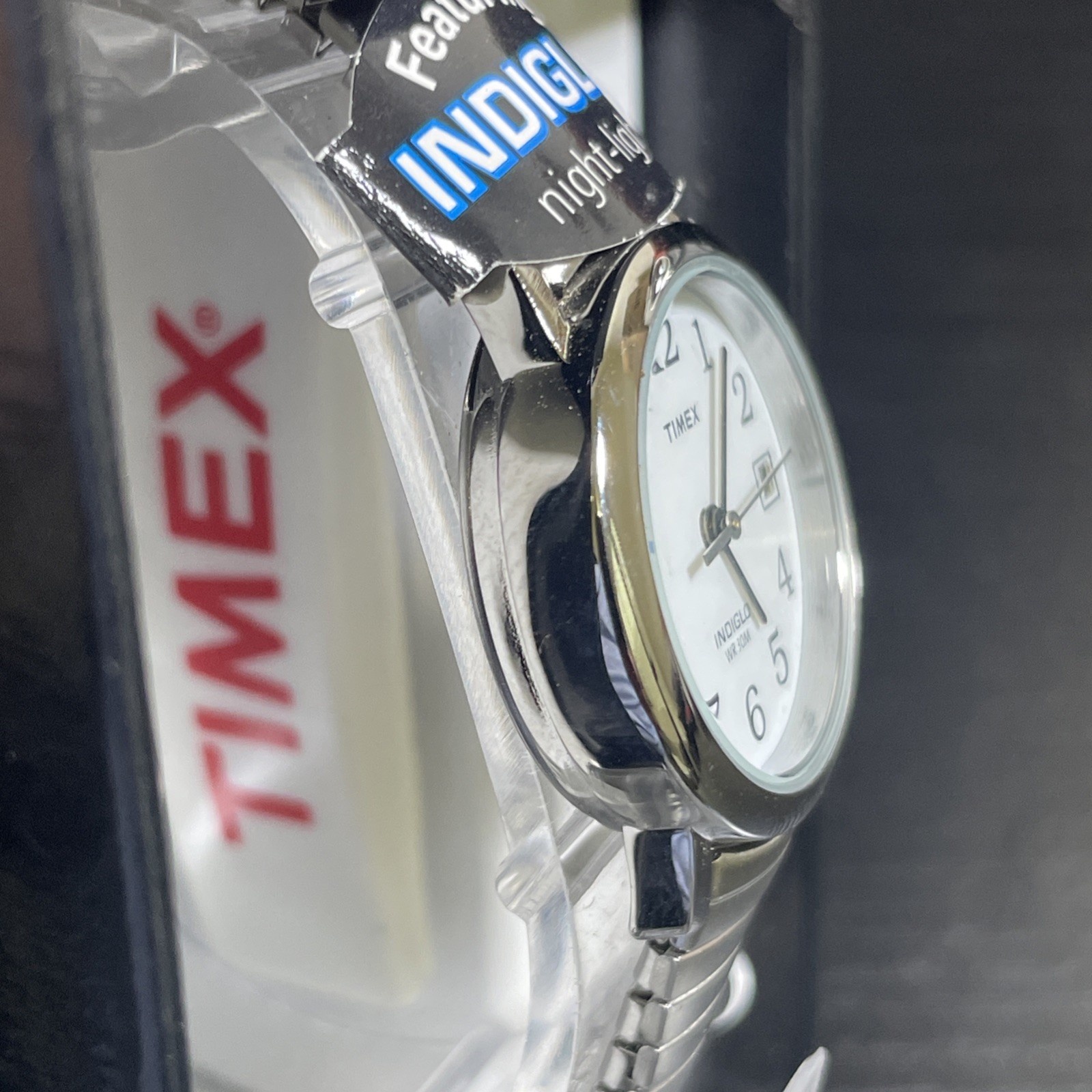 Timex Easy Reader T2H371 Women’s Indiglo Date Watch Box Not Running