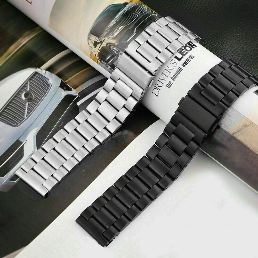 18/20/22/23mm Stainless Steel Metal Bracelet Watch Band Universal Wrist Strap