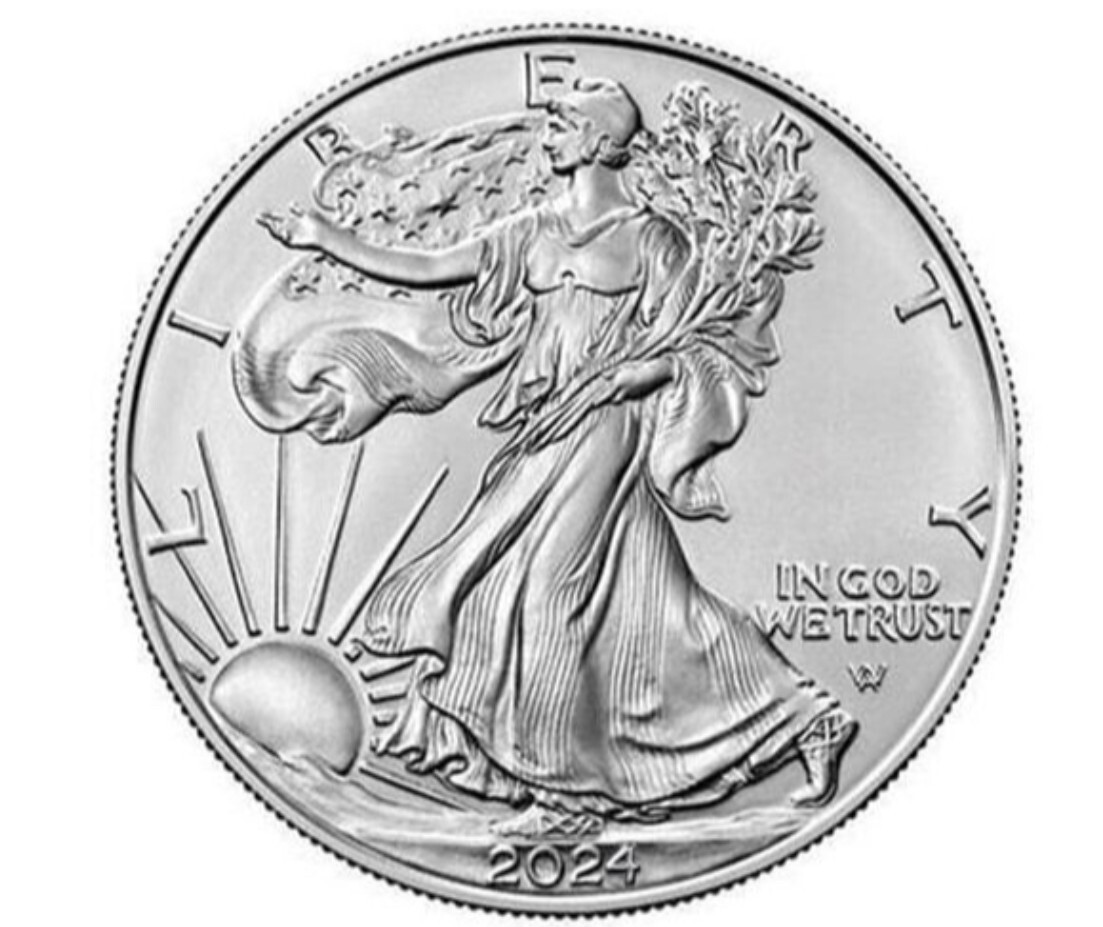 14k gold FILLED Coin Bezel for 1 oz American Silver Eagle 40.6mm ( bezel only )