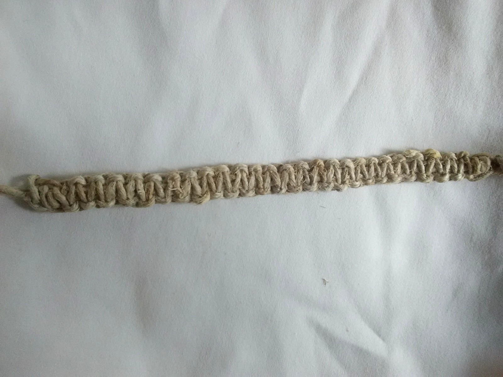 Anklet Natural Macrame Braided Hemp Adj Unisex 11″ Boho Chic US Seller New