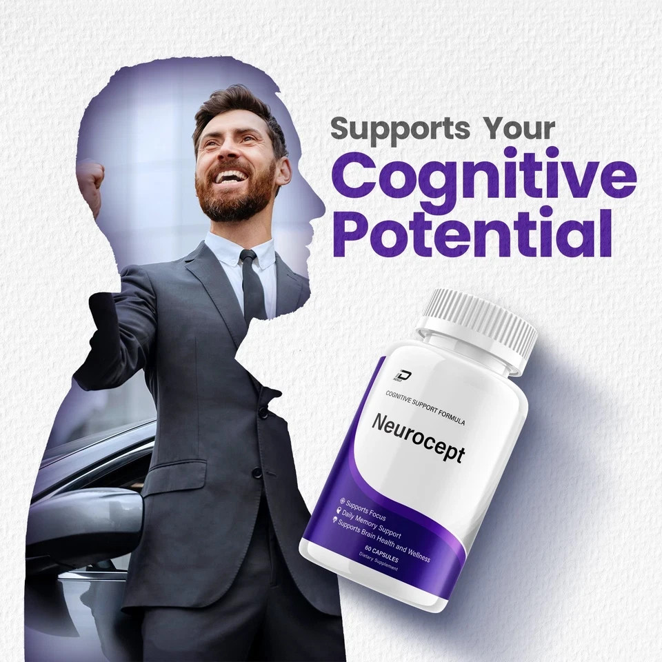 (5 Pack) Neurocept Supplement Capsules – Neurocept Natural Blend Memory Focus