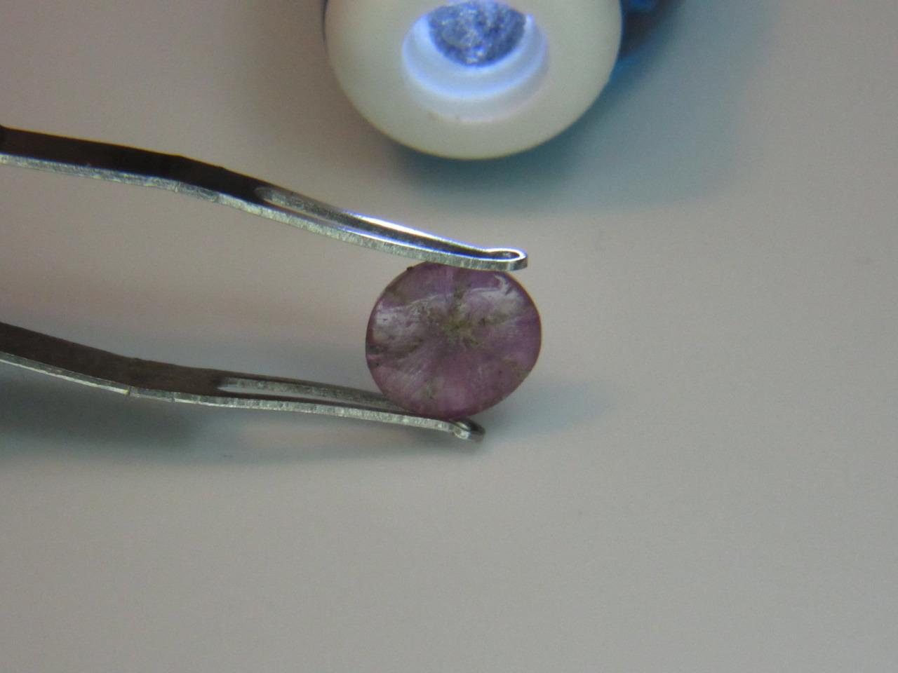 1.55CT STUNNING UNTREATED COLLECTOR GEM SEMI TRANSPARENT RED BURMA TRAPICHE RUBY