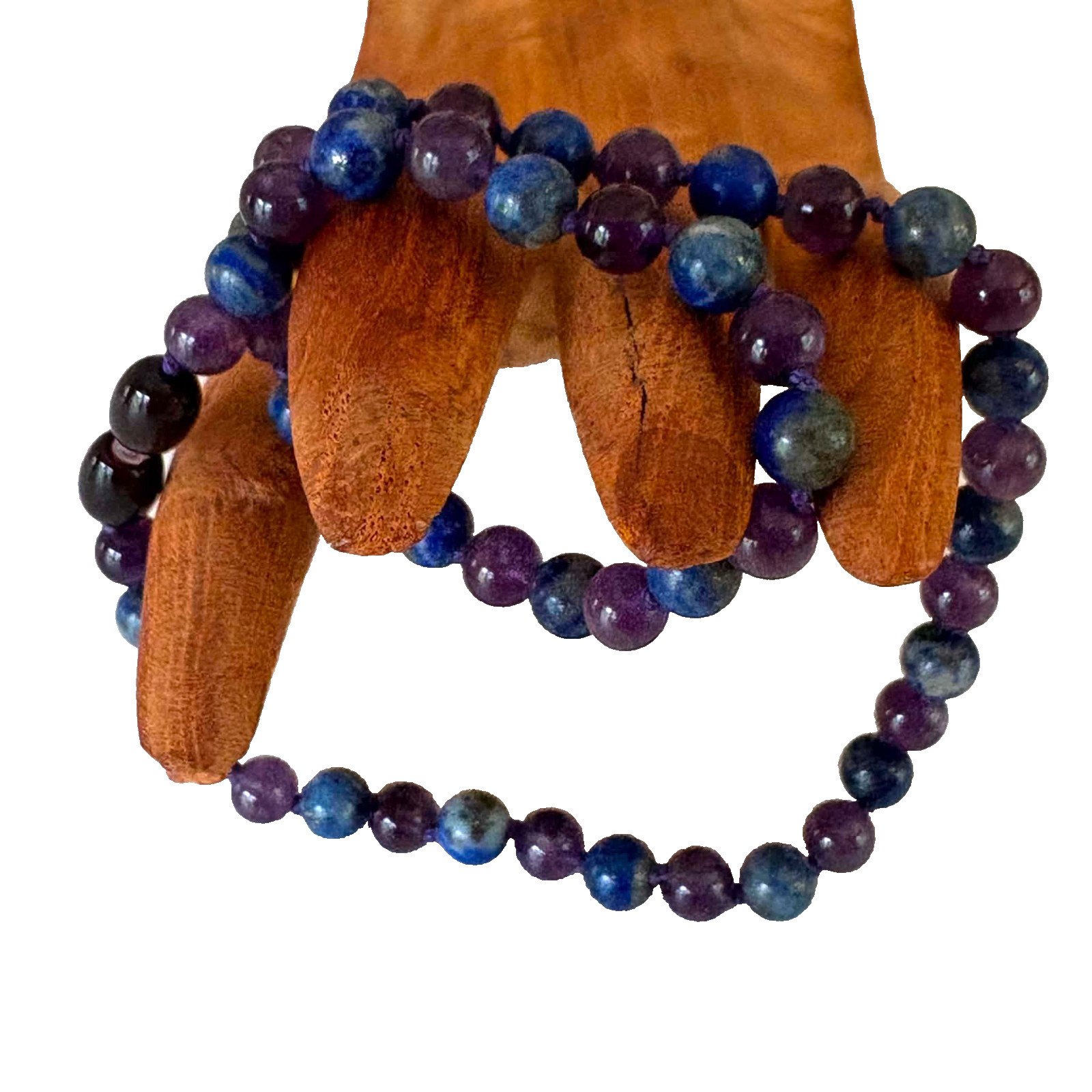 Baltic Essentials ADHD “AMETHYST- LAPIS LAZULI” Necklace 14″ Age 5-12 Years.