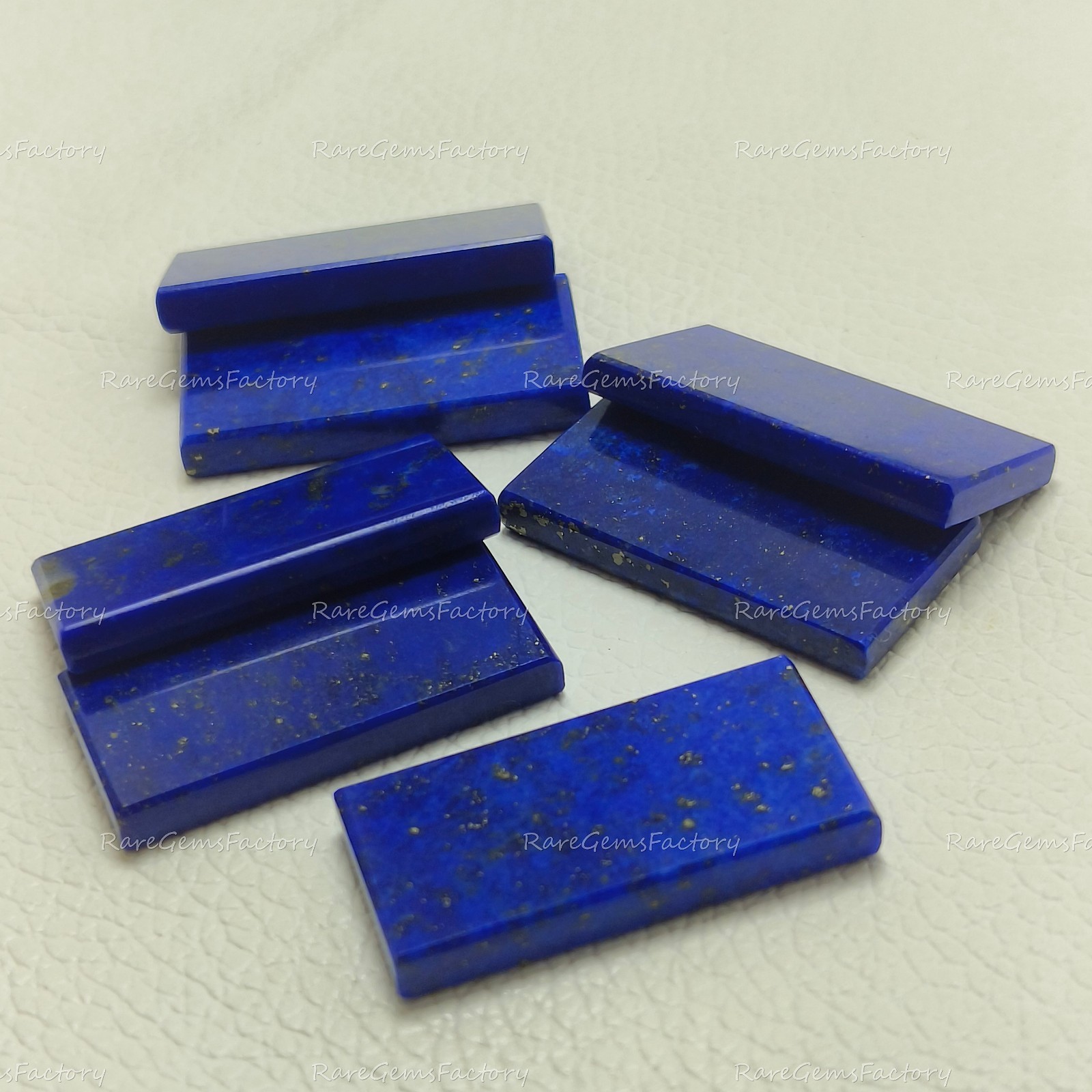 Natural Lapis Lazuli Rectangle Flat Cabochon Calibrated Gemstone 6x8mm-18x25mm