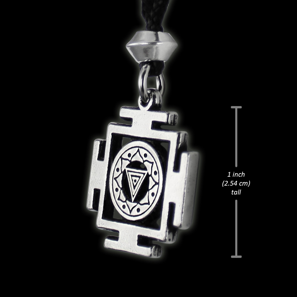 Kali Yantra of Transformation Hindu Goddess Pendant Amulet Talisman Jewelry Yoga