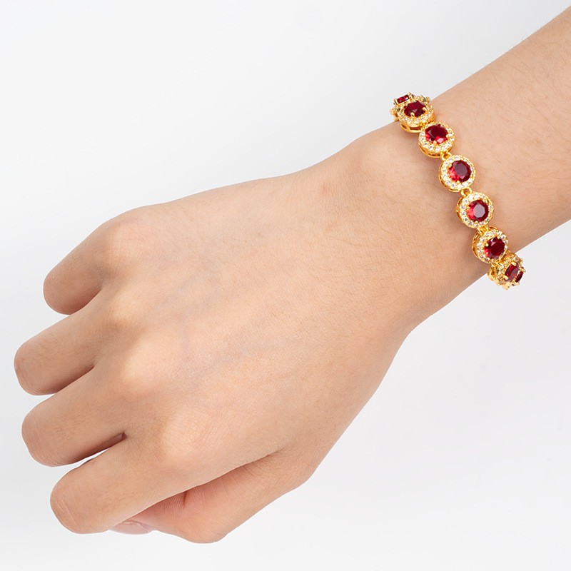 Dopamine round bracelet, fresh, sweet and gentle versatile bracelet niche