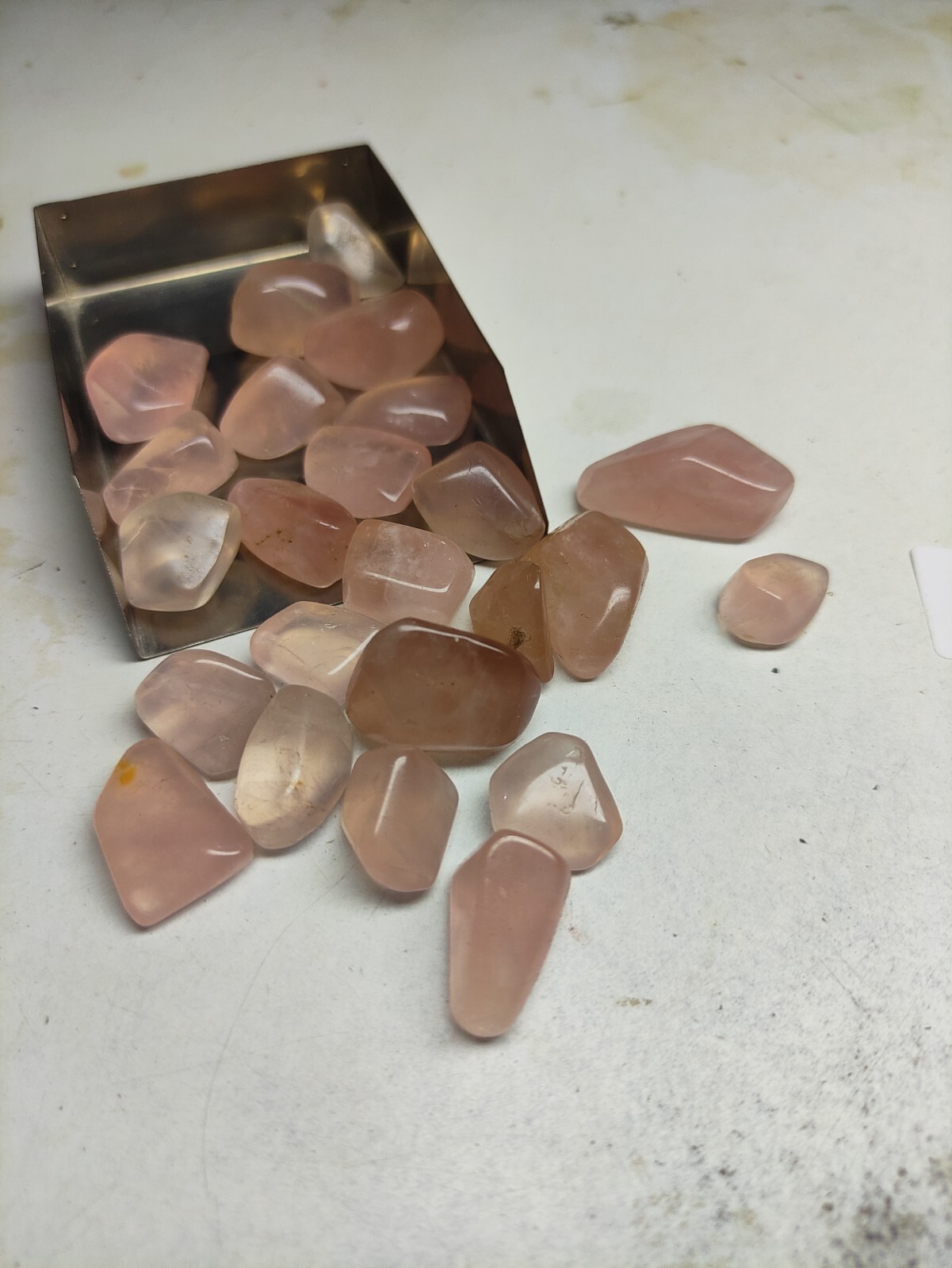 Natural Rose Quartz Tumbles – Healing Crystals for Love and Harmony 50g LOT