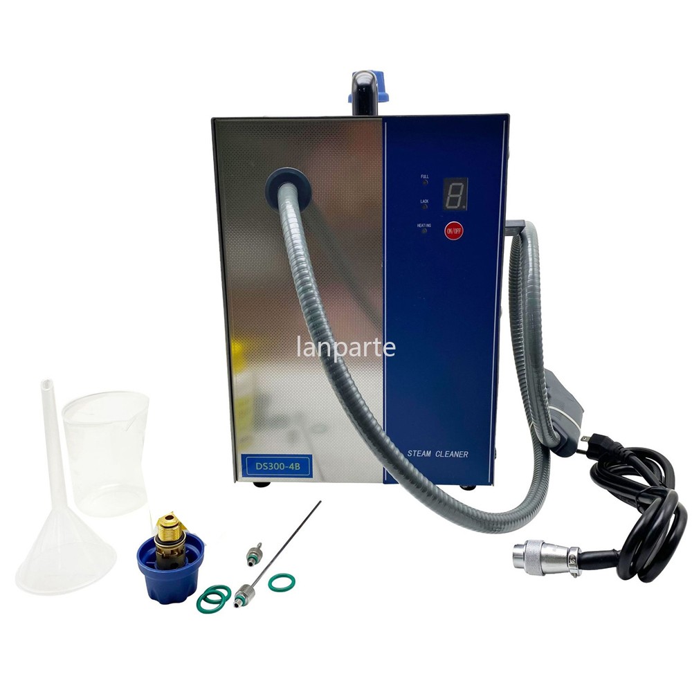 3L 2600W Electric Jewelry Steam Cleaner Gold Gem Washer Stainless Steel +Handle